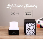 Difuzor aromaterapie Lighthouse Fantasy+Ulei esential Pin Silvestru,10 ml