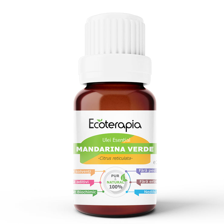 Ulei esențial pur Mandarina verde, 10 ml, Ecoterapia