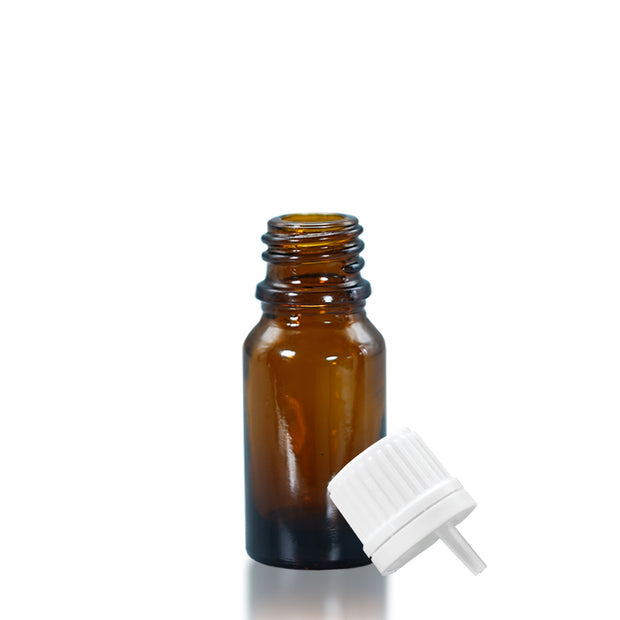 Sticla bruna, 10 ml cu dop si picurator