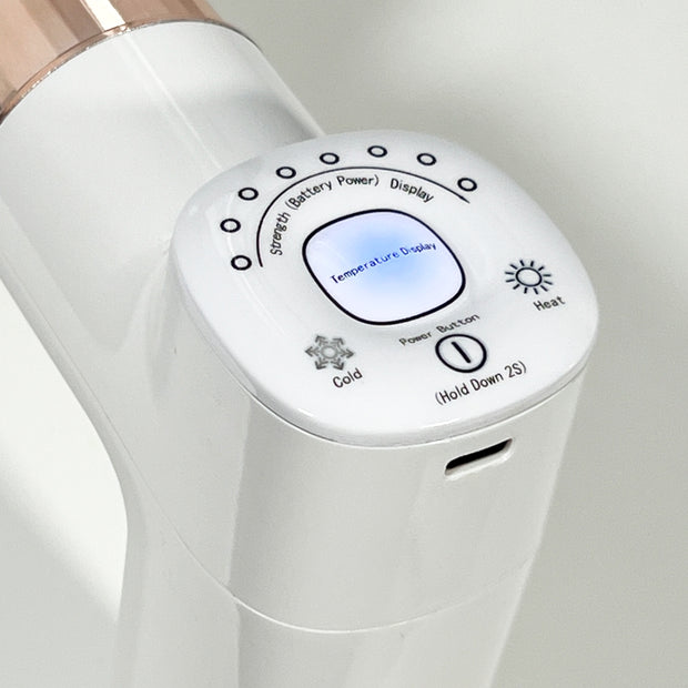 Aparat de Masaj Inteligent DualTherm cu Percuție, Cap Termic pentru Încălzire & Răcire și Control Tactil Premium