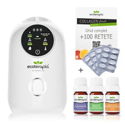 Set Aparat pentru preparat masti faciale Collagen Fruit Boost + 3 Uleiuri Esentiale Ecoterapia