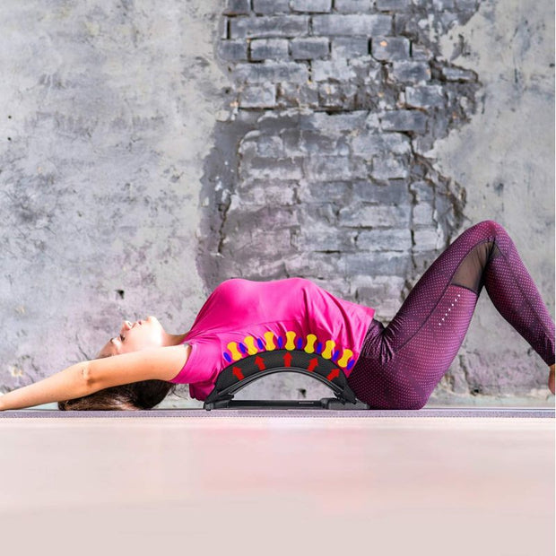 Suport ergonomic pentru relaxarea spatelui BackAlign Comfort, corectarea posturii și eliberarea tensiunii musculare