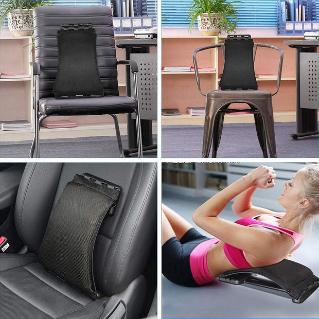 Suport ergonomic pentru relaxarea spatelui BackAlign Comfort, corectarea posturii și eliberarea tensiunii musculare