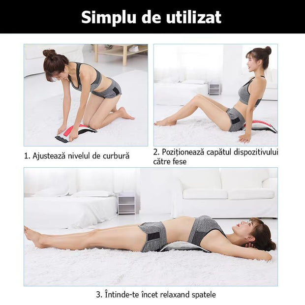 Suport pentru relaxarea spatelui BackAlign, corectarea posturii și reducerea tensiunii musculare