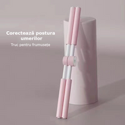 Corector postură spate și umeri, bară fitness multifuncțională pentru exerciții acasă
