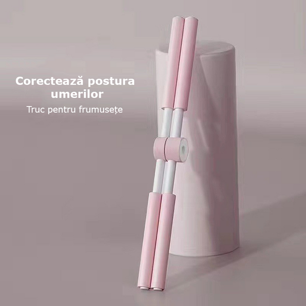 Corector postură spate și umeri, bară fitness multifuncțională pentru exerciții acasă