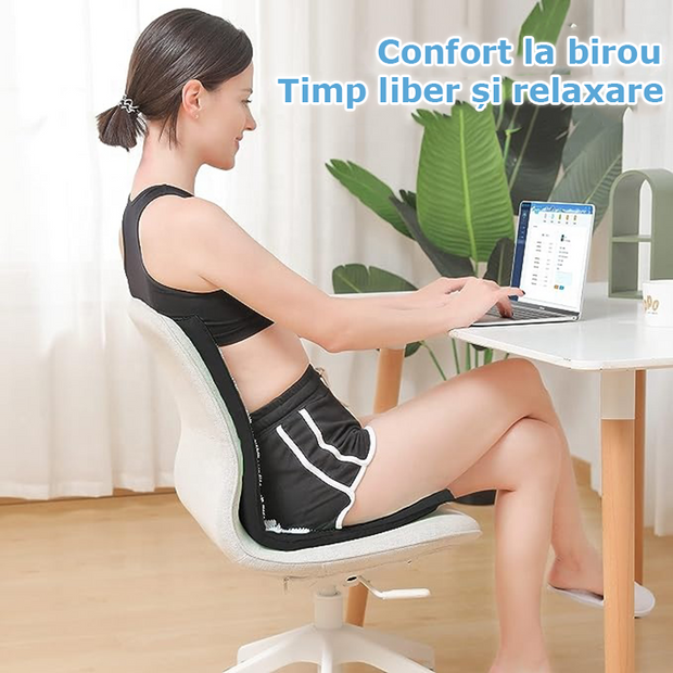 Saltea acupresiune cu pernă, presopunctură pentru dureri de spate, gât, stres și insomnie