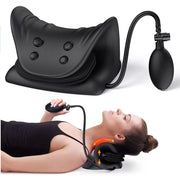 Pernă Cervicală Ajustabilă OrthoAir cu Sistem de Umflare, Tracțiune și Susținere Personalizată