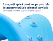Pernă Cervicală Ortopedică Premium cu 8 Magneți și Spumă cu Memorie