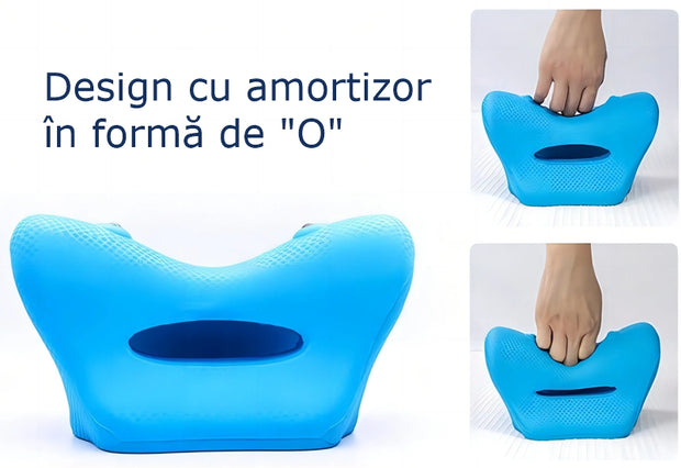 Pernă Cervicală Ortopedică Premium cu 8 Magneți și Spumă cu Memorie