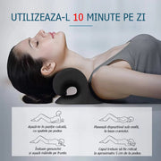 Perna Cervicală Ortopedică din Spumă pentru Relaxarea Gâtului și Umerilor, 6 puncte pentru presopunctură