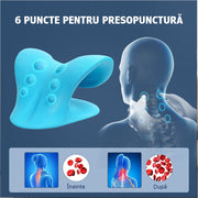 Perna Cervicală Ortopedică din Spumă pentru Relaxarea Gâtului și Umerilor, 6 puncte pentru presopunctură