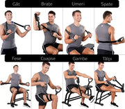 VibroFit – Pistol de masaj cu bandă de vibromasaj și funcție de încălzire 3in1