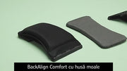 Suport ergonomic pentru relaxarea spatelui BackAlign Comfort, corectarea posturii și eliberarea tensiunii musculare