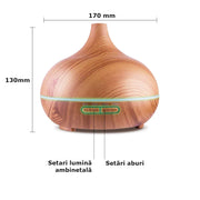Difuzor uleiuri esentiale Aroma Vulcano II, 550 ml, cu telecomanda , RESIGILAT