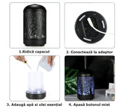 Difuzor de Uleiuri Esentiale Tree of Life+Ulei esential Eucalipt Globulus, 5 ml