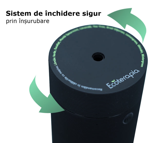 Difuzor Auto Natura Escape Premium+Ulei esential Eucalipt Globulus, 5 ml