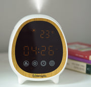 Difuzor aromaterapie Smart TOM display, ceas, alarma, termometru, WIFI+Ulei esențial pur Bergamota, 10 ml