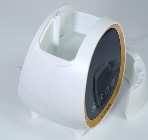 Difuzor aromaterapie Smart TOM display, ceas, alarma, termometru, WIFI+Ulei esențial pur Bergamota, 10 ml