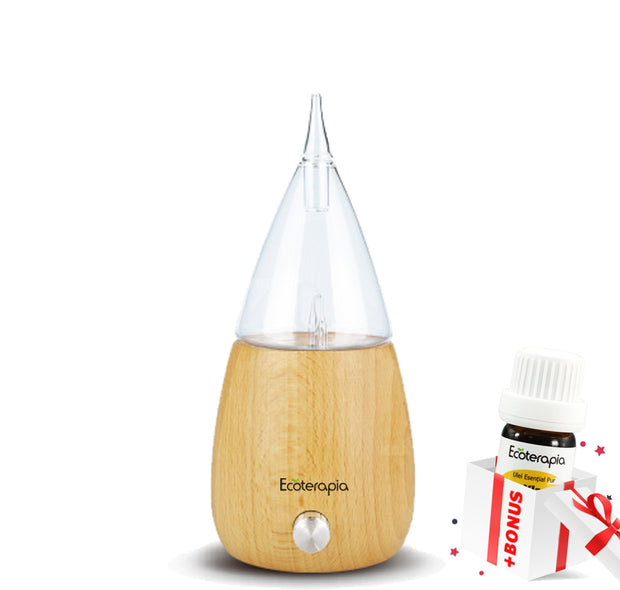 Difuzor uleiuri esentiale cu nebulizator Eco Prime+Ulei esential Ravintsara,10 ml