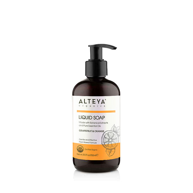 Sapun lichid organic Grapefruit și Portocala, Alteya Organics , 250 ml
