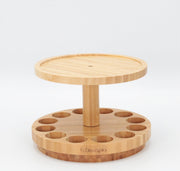 Suport rotativ din Bambus - Easy Spin 2in1