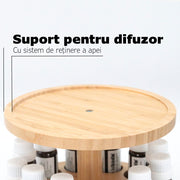 Suport rotativ din Bambus - Easy Spin 2in1