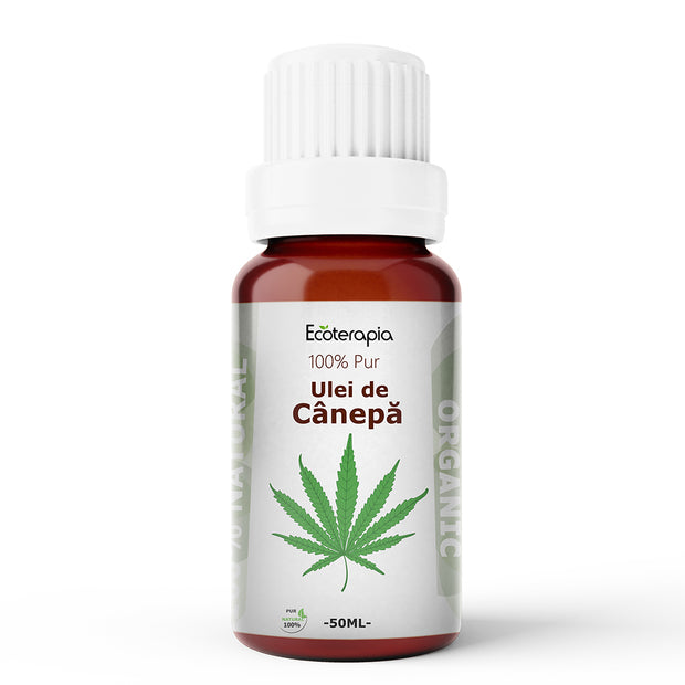 Ulei vegetal de Canepa, presat la rece, extravirgin