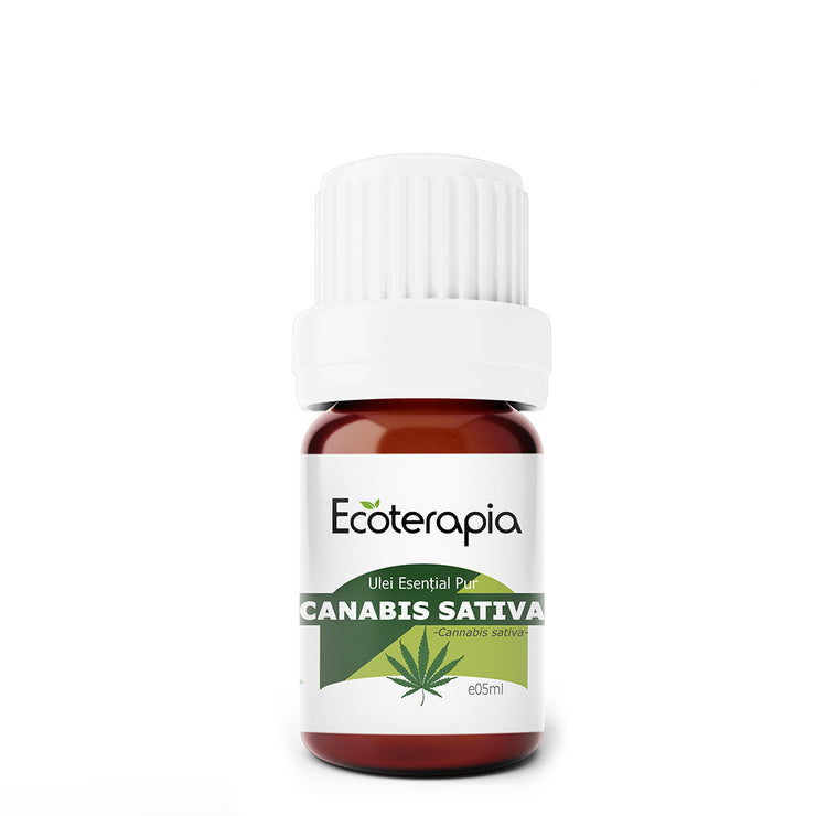 Ulei Esential Pur de Canabis Sativa, 5ml  - Ecoterapia