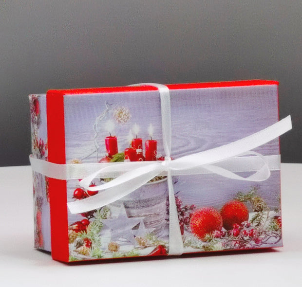Cutie cadou motive Craciun   5,5x10,5x7,5