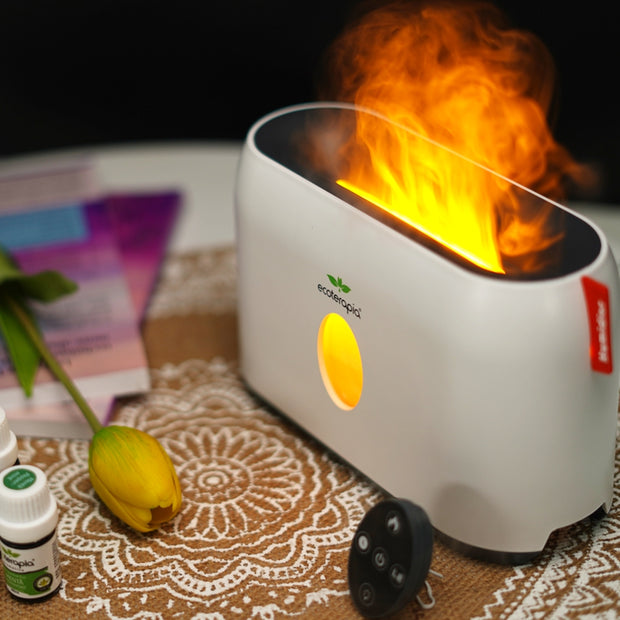 Difuzor de aromaterapie Flavoured Flame Premium+Ulei esential Ravintsara,10 ml