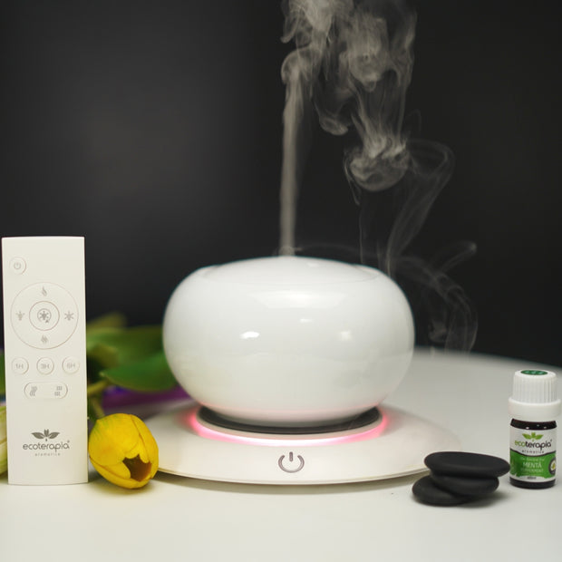 Difuzor de aromaterapie Pure Aroma Ceramic+Ulei esential Pin Silvestru,10 ml