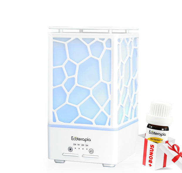 Difuzor aromaterapie Lighthouse Fantasy+Ulei esențial pur Pin Silvestru, 10ml
