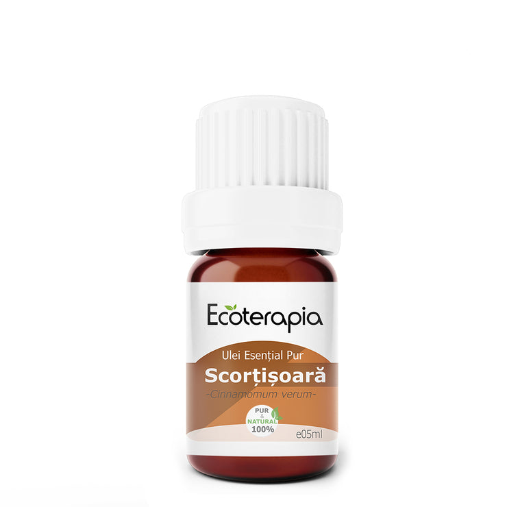 Ulei esențial pur de Scorțișoara (scoarță), 5ml  - Ecoterapia